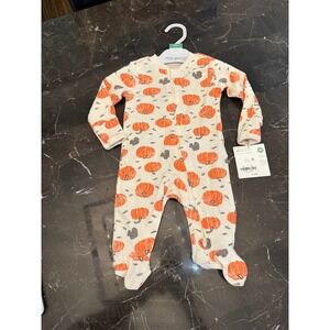 3 M Little Planet by Carters Baby Organic/Cotton Pumpkin & Squirrel Sleeper NWT